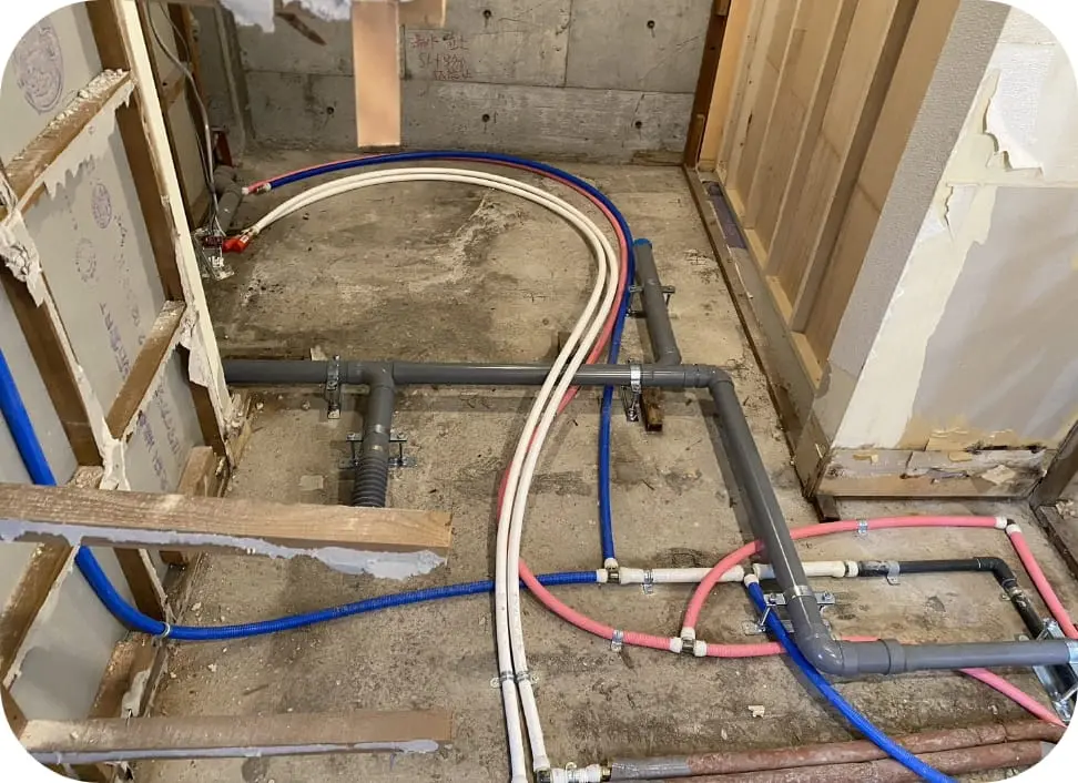 配管のやり替えの画像