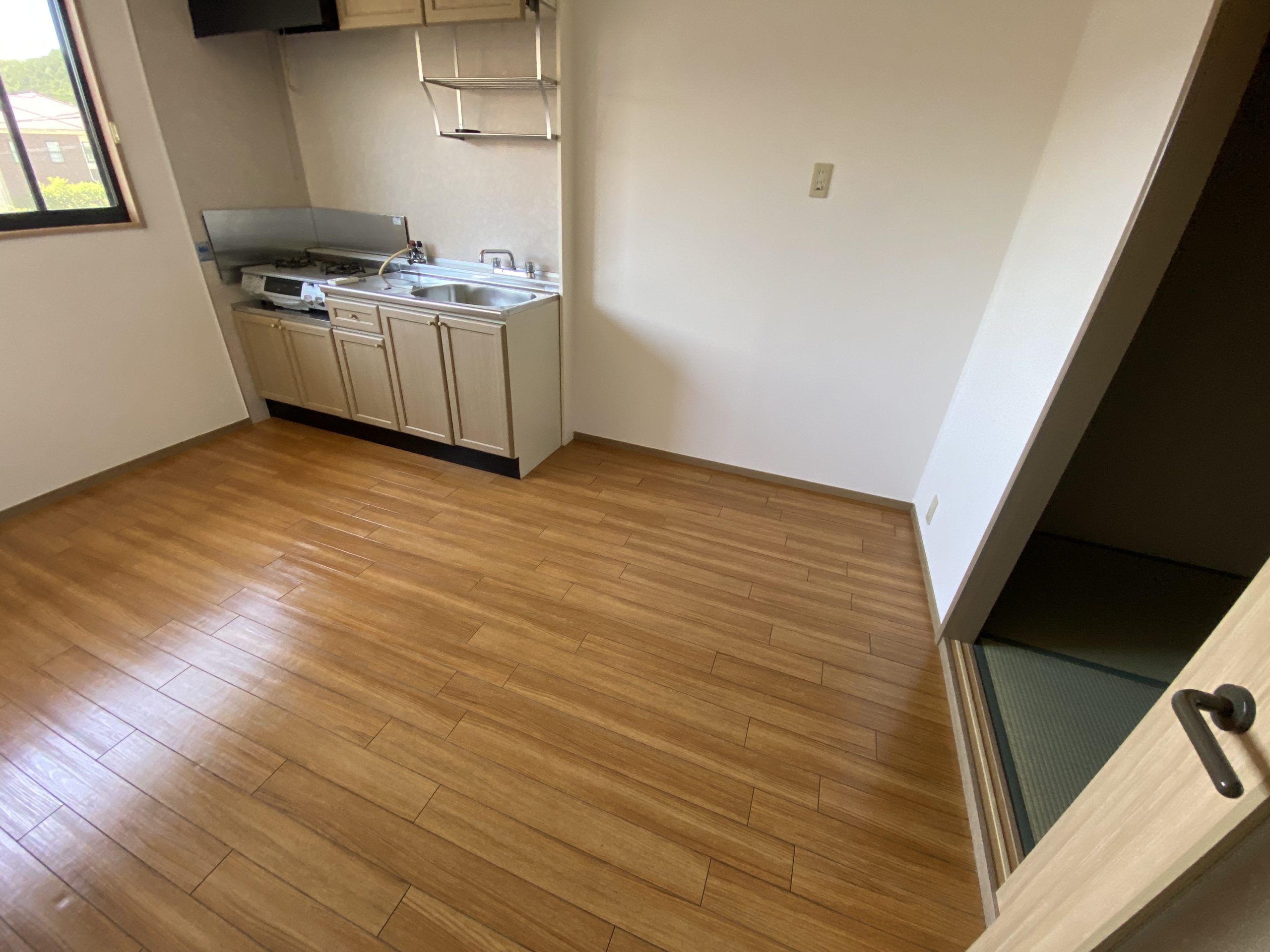 賃貸アパートの原状回復工事・空室清掃・退去立ち会いをさせて頂きました。【京都 京都市・左京区】